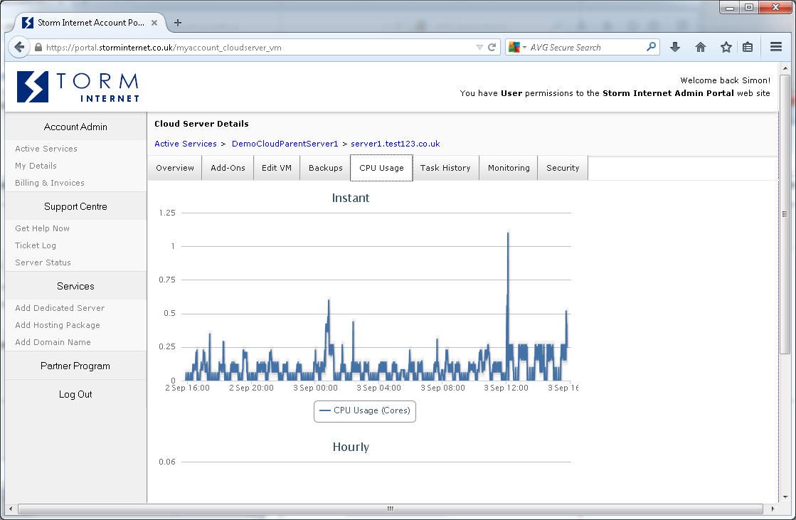 Storm Internet Customer Portal